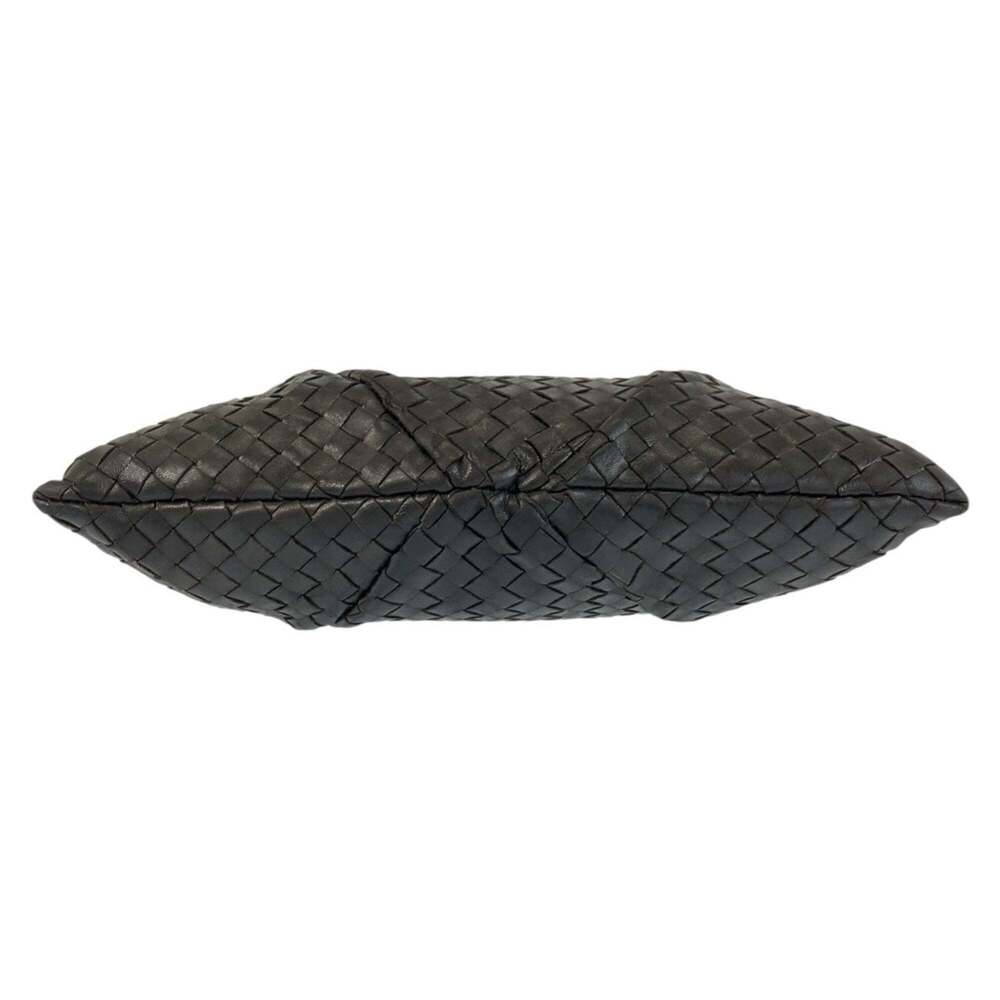 BOTTEGA VENETA Black Leather Intrecciato Shoulder Bag - Picture 10 of 10